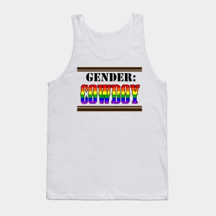 Gender: COWBOY - Rainbow Tank Top